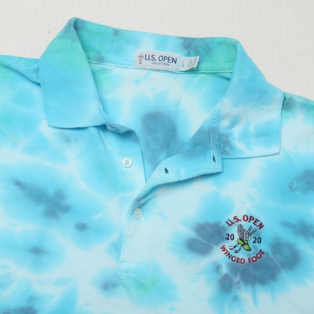 U.S. Open Collection Men's L Tie Dye Polo Shirt 2020 Winged Foot Golf Tennis